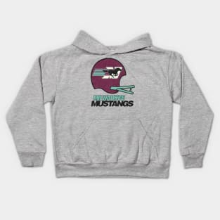 Defunct Milwaukee Mustangs Football Team Kids Hoodie